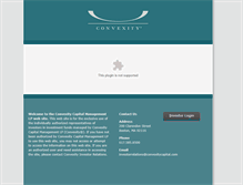 Tablet Screenshot of convexitycapital.com